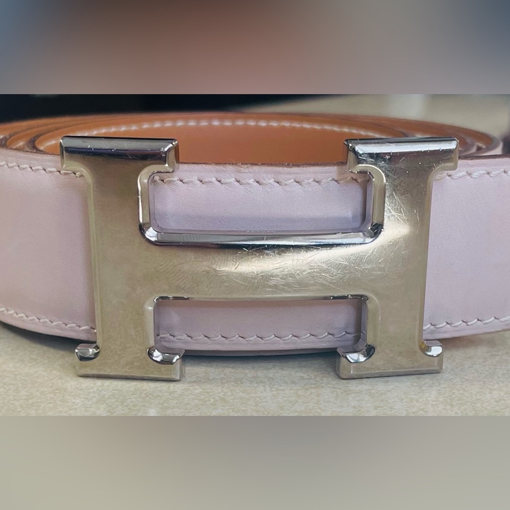 Authentic Hermès Soft Pink Constance 75 without buckle